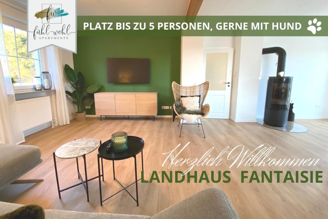 Ferienhaus Fantaisie - Wohnen Nahe Schlosspark -Stadtgrenze Bayreuth Fuer 1-5 Pers, Hunde Willkommen, Voll Eingezaeunt Eckersdorf Buitenkant foto