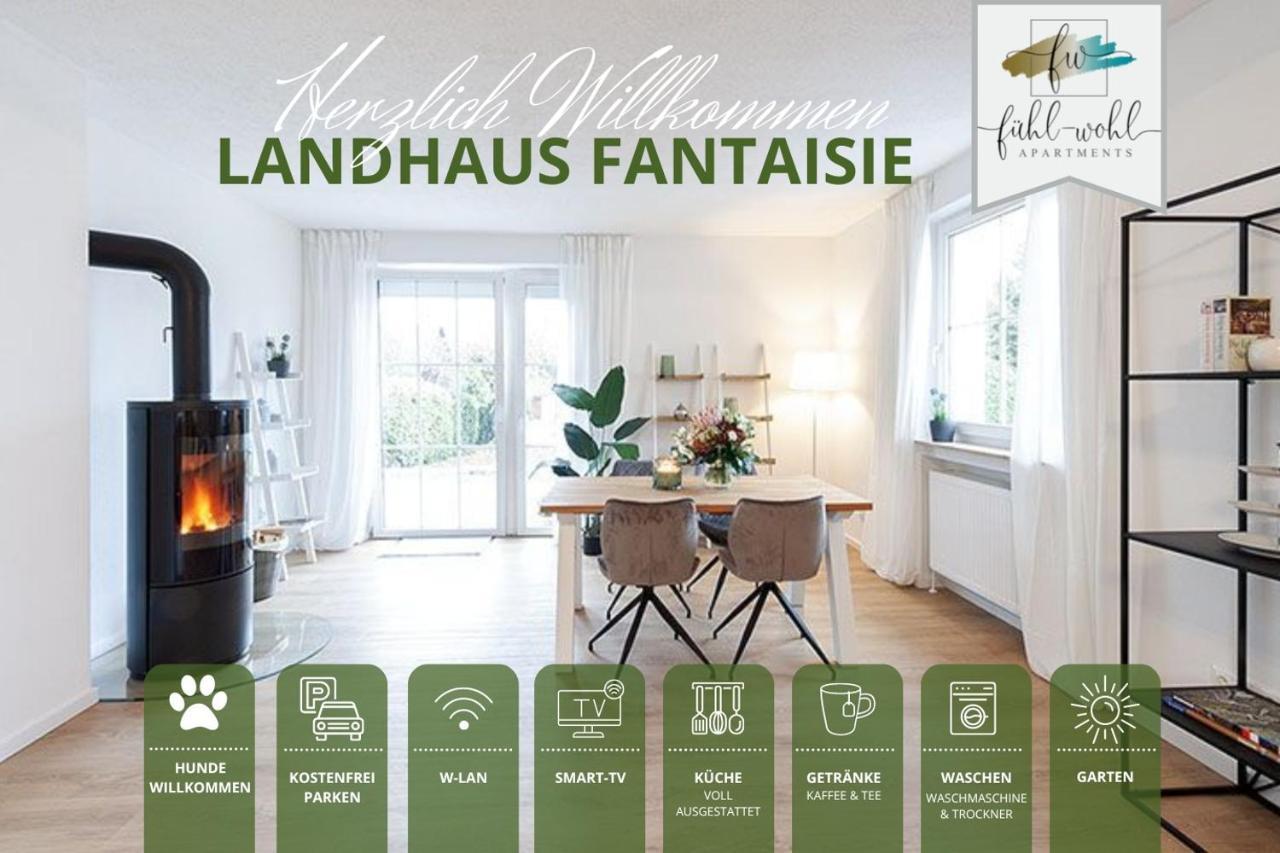 Ferienhaus Fantaisie - Wohnen Nahe Schlosspark -Stadtgrenze Bayreuth Fuer 1-5 Pers, Hunde Willkommen, Voll Eingezaeunt Eckersdorf Buitenkant foto