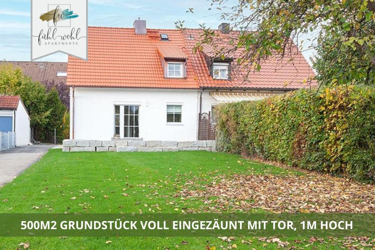 Ferienhaus Fantaisie - Wohnen Nahe Schlosspark -Stadtgrenze Bayreuth Fuer 1-5 Pers, Hunde Willkommen, Voll Eingezaeunt Eckersdorf Buitenkant foto